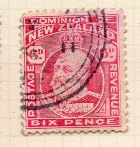 New Zealand 1909-13 Early Issue Fine Used 6d. 067879