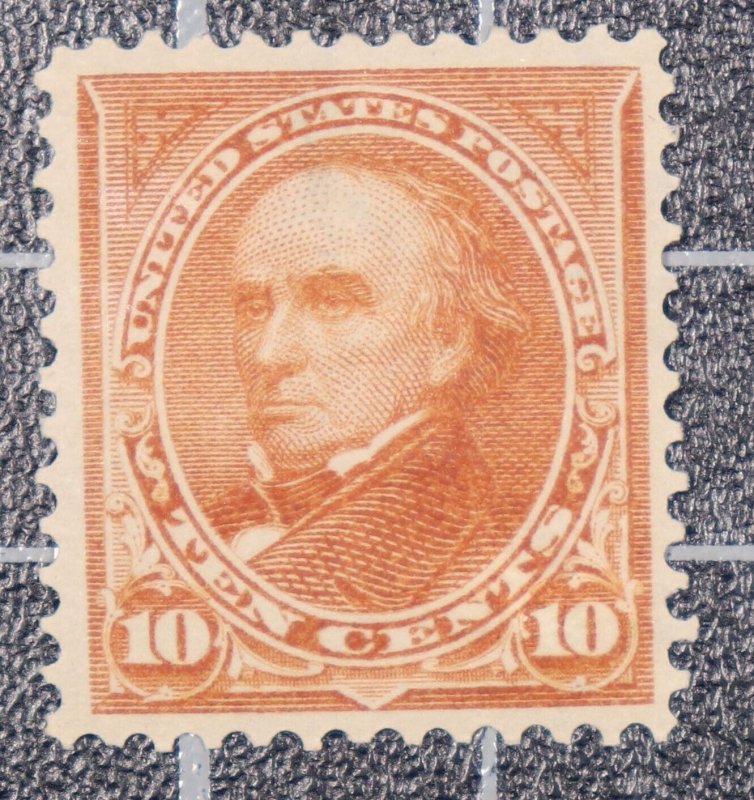 Scott 283 - 10 Cents Webster - OG MH - Nice Stamp - SCV - $150.00