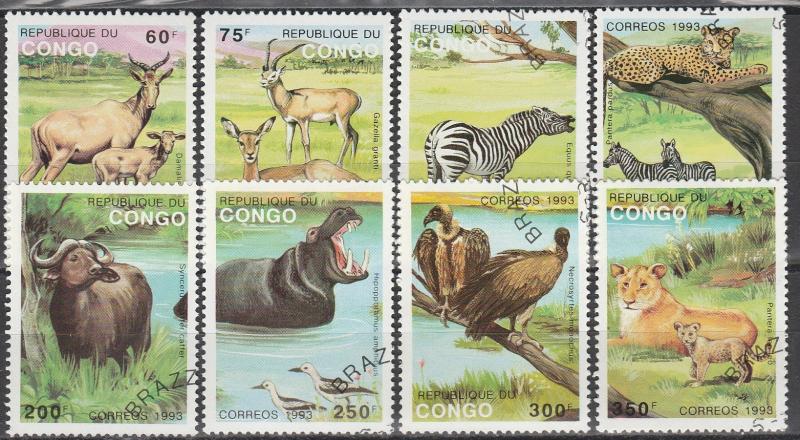 Congo #1008-15 F-VF Used CV $3.05 (A2277)