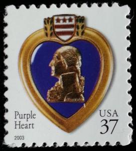 2003 37c Purple Heart Special Issue Scott 3784a Mint F/VF NH