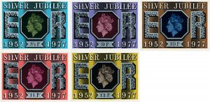 66112 MNH GRAN BRETAÑA 1977 25 ANIVERSARIO DE LA ASCENSION AL TRONO DE ISABEL II