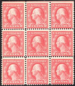 U.S. 505 F+VF MH Blk/9 ERROR (91918)