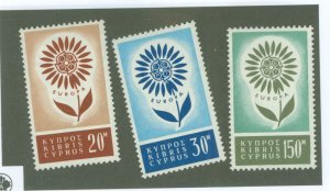 Cyprus #244-246 Mint (NH) Single (Complete Set) (Europa)