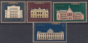 Latvia 1995 #403-6 MNH. Riga, architecture