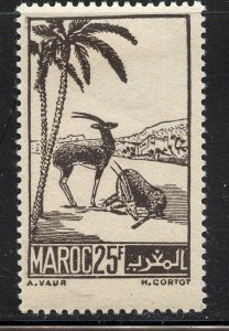 French Morocco # 219, Mint Hinge.