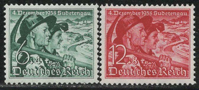 Germany Reich Scott # B132 - B133, mint nh