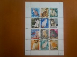 LIBERIA CINDERELLA SHEET USED CATS