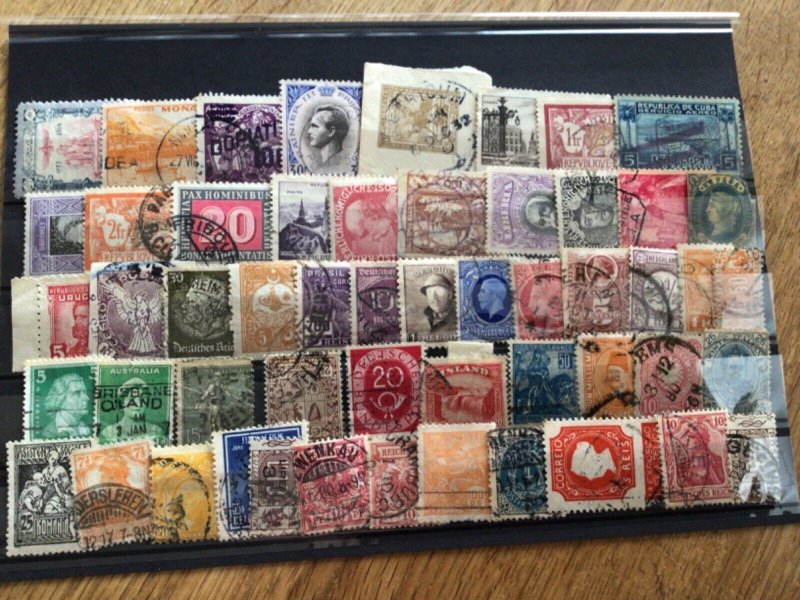 World  mounted mint or used stamps A12340