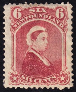 Newfoundland Scott 35 (1870) Used F, CV $17.50 C