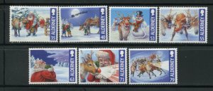 Alderney 477 - 783 Christmas, Santa Claus Stamp Set MNH 2013