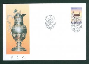 Aland. FDC Cachet 1999. Lemland Church. 1.90 Mk