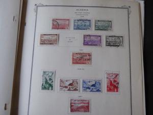 Algeria 1924-1971 Stamp Collection on Scott Specialty Album Pages