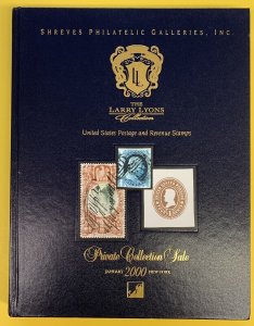 Larry Lyons Collection, U.S. Postage & Revenue Stamps, Shreves, Jan 21- 22, 2000 
