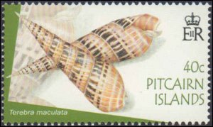 Pitcairn Islands #591-594, Complete Set(4), 2004, Seashells, Never Hinged