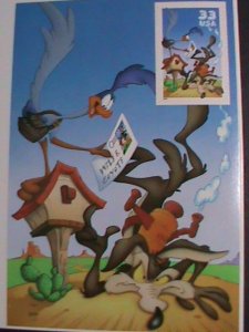 ​UNITED STATES 2000-SC#3391 ROAD RUNNER & WILE E. COYOTE-CARTOON STAMPS MNH-
