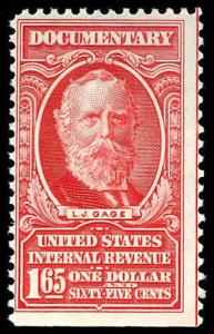 U.S. REV. DATED REDS R669  Mint (ID # 83621)