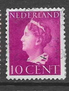 Netherlands 218: 10c Queen Wilhelmina, used, F-VF