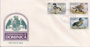 Dominica Fdc Scott #1769-1771 Birds