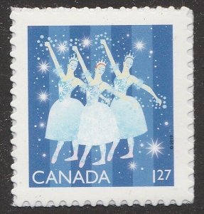 Canada 3202 Christmas Shiny & Bright Ballet Dancers $1.27 single MNH 2019