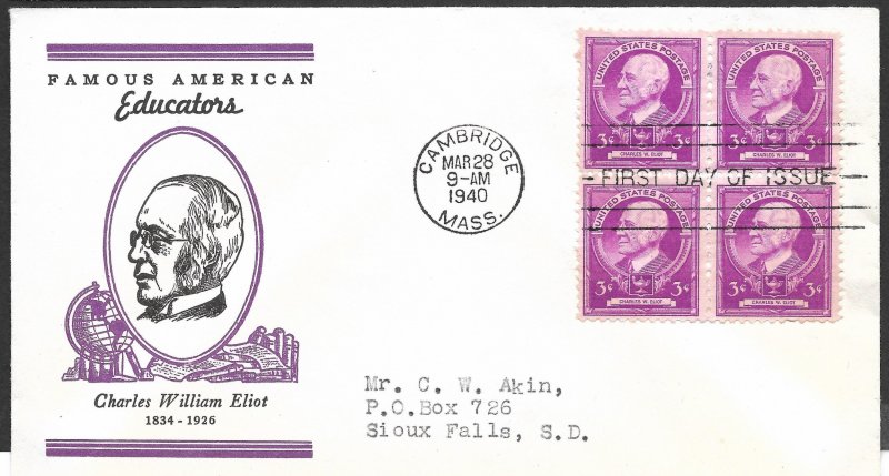 Doyle's_Stamps: Complete Akins Famous Americans Linnprint Cache FDC Set