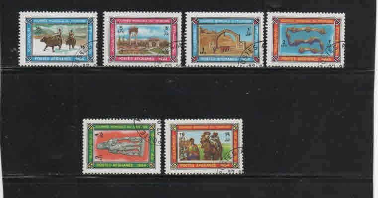 AFGHANISTAN #1104-1110  1984  WORLD TOURISM DAY         MINT VF NH  O.G  CTO