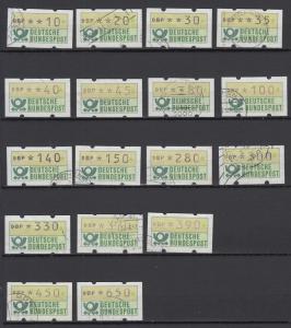 Germany - 1981 Automatenmarken stamp lot (58)