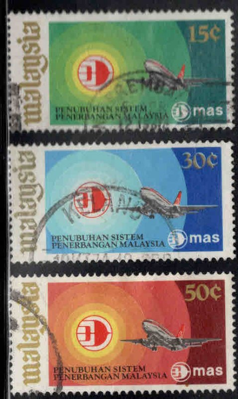 Malaysia Scott 108-110 Used Malaysia Airline set