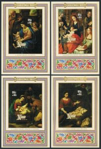 Niue 457-460,461-465,MNH.Michel 596-599,Bl.79-83. Christmas 1984.Vaccaro,Murillo