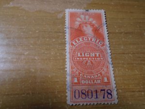 Canada Revenue stamp  van Dam  #  FE13  used