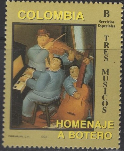 COLUMBIA #1069 MNH THE MUSICIANS