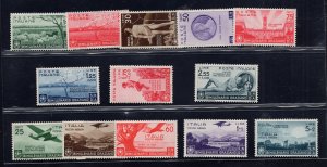 Horace No. 398/405 + Airmail series cpl. MNH