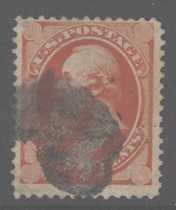 United States 1870 7c Vermilion Edward Stanton Sc# 149 used