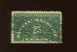 QE4 Special Handling 'A' & 2nd 'T' of 'STATES' Joined @ Top Used Stamp (Bx 3080)