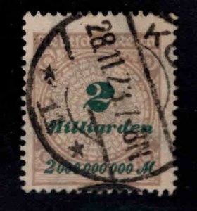 Germany Scott 295 Used hyper inflation stamp