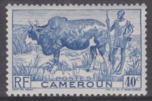 Cameroun sc#306 1946 40c Locals defin MH