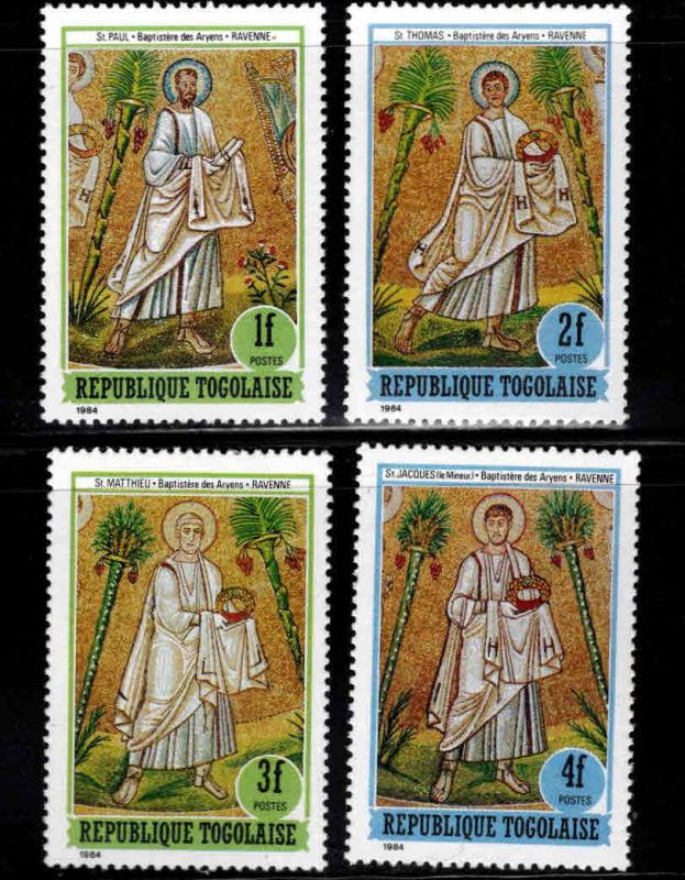 TOGO Scott 1284-1287 Saint stamps, short set MNH**