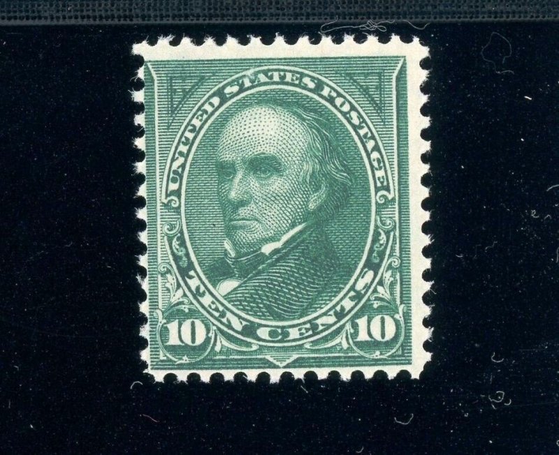 USAstamps Unused FVF US 1895 Bureau Webster Scott 273 OG MNH SCV $280
