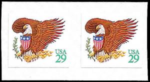 # 2596v MINT NEVER HINGED EAGLE AND SHIELD