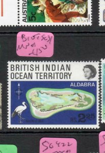 BRITISH INDIAN OCEAN TERRITORY  (PP1012B)  QEII  MAP SG 31  MNH 