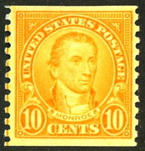 U.S. #603 MINT OG HR