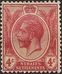 Straits Settlement - 154 - Used - SCV-2.75
