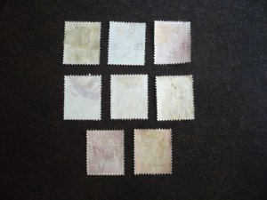 Stamps - India - Scott# O37-O44 - Used Set of 8 Stamps