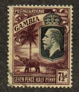 Gambia 111 Wmk. 4.  Used