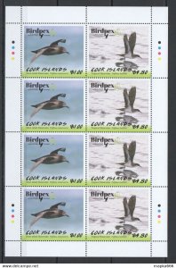 2018 Cook Islands Birds Birdpex 8 Shearwater !!! Full Sheet 4Set ** Ec211