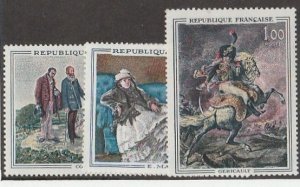 FRANCE #1049-51 MINT NEVER HINGED COMPLETE