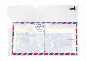 BT136 1981 South Africa Durban Commercial Air Mail Cover {samwells}PTS