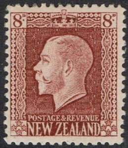 NEW ZEALAND 1915 KGV 8D PERF 14 X 13½