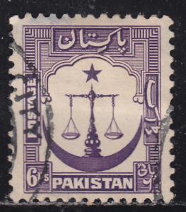 Pakistan 25 Scales of Justice 1948