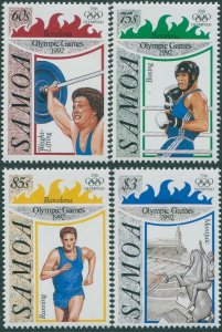 Samoa 1992 MNH Stamps Scott 811-814 Sport Olympic Games Stadium