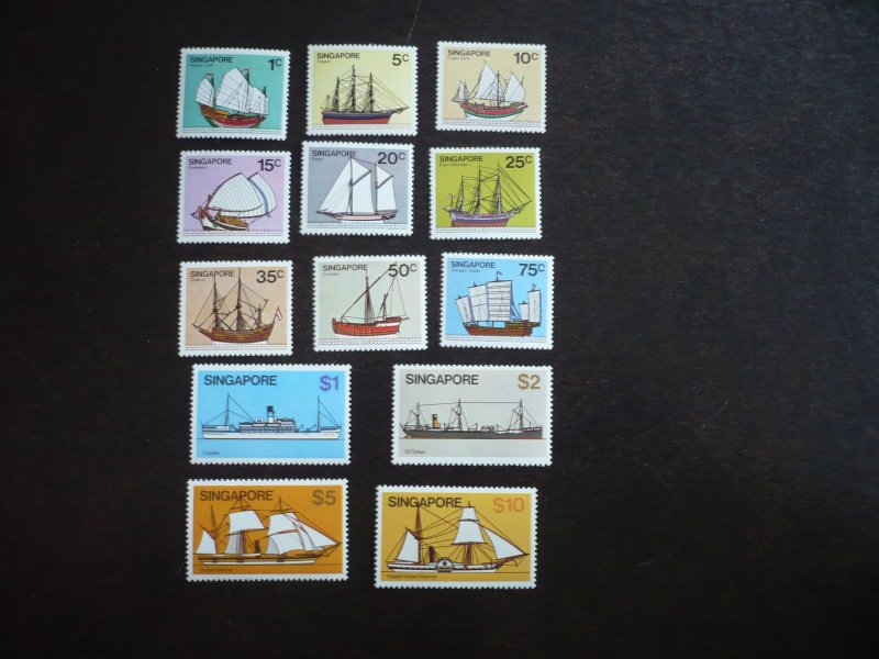 Stamps - Singapore - Scott# 336-348 - Mint Never Hinged Set of 13 Stamps